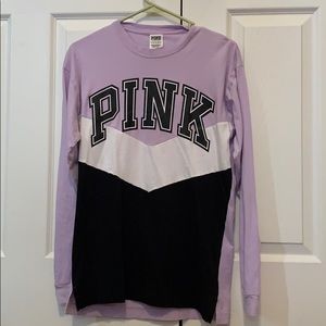 Victoria’s Secret Pink long sleeve purple tee